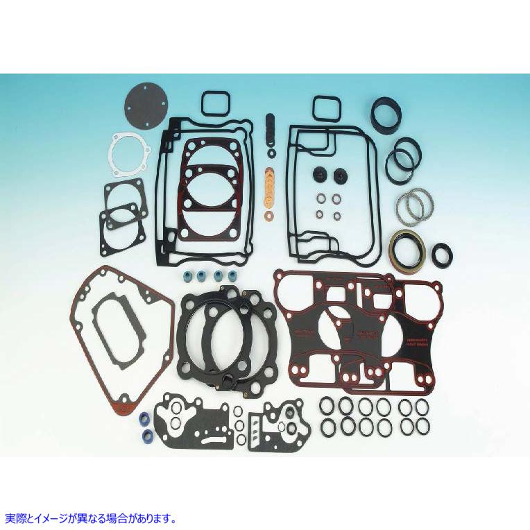 15-1358 ジェームスモーターガスケットセット James Motor Gasket Set 取寄せ Vツイン (検索用／ James 17041-92-MLS