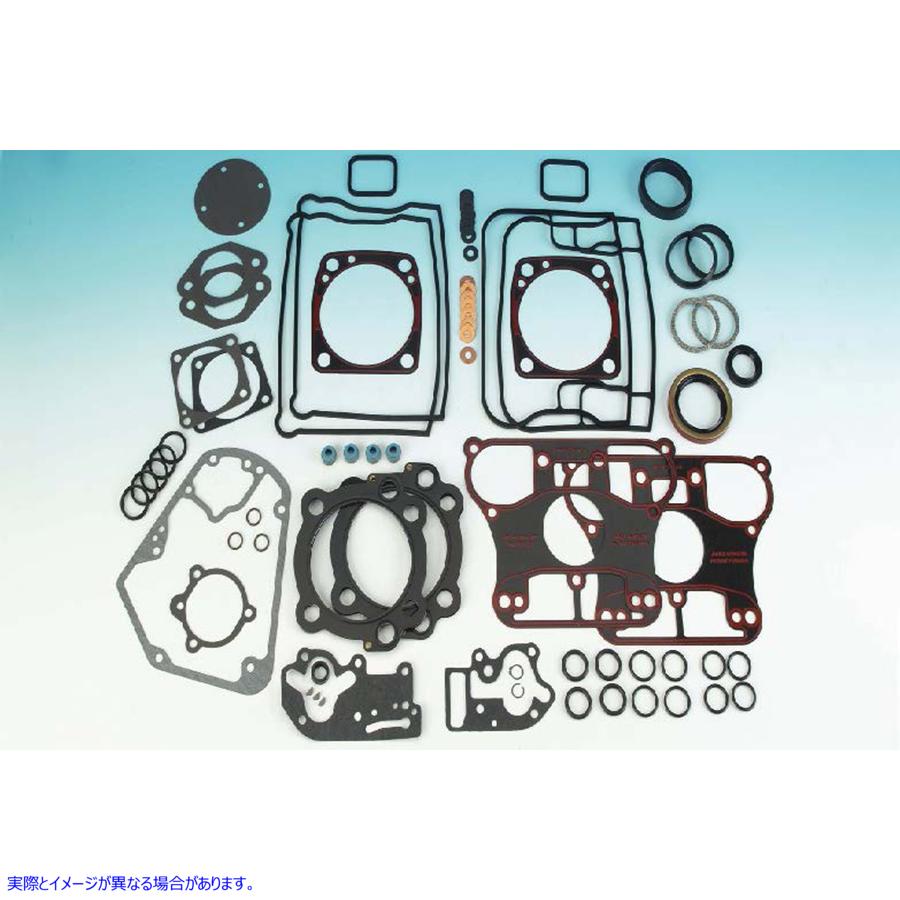 15-1360 ジェームスモーターガスケットセット James Motor Gasket Set 取寄せ Vツイン (検索用／ James JGI-17035-83-ML