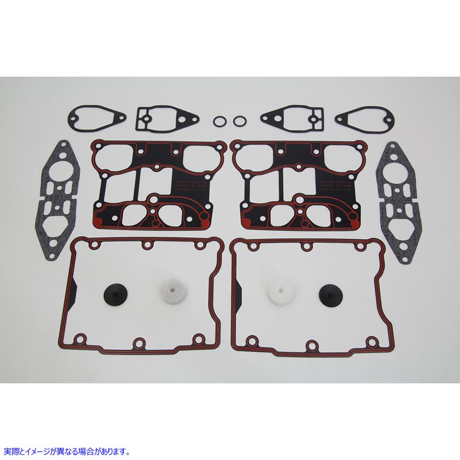 15-1623 ロッカーボックスガスケットキット Rocker Box Gasket Kit 取寄せ Vツイン (検索用／