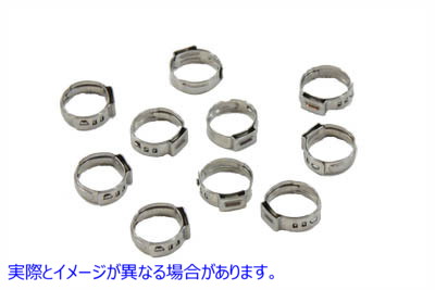 16-0064 オイルラインホースクランプ Oil Line Hose Clamp 取寄せ Vツイン (検索用／ Oetiker 16701015