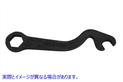 16-0822 リアアクスルレンチツール ブラック亜鉛 取寄せ Vツイン Rear Axle Wrench Tool Black Zinc (検索用／11814-26