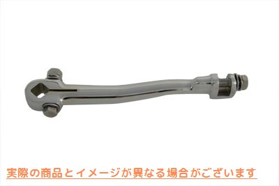 17-0095 キックスターターアーム クローム 取寄せ Vツイン Kick Starter Arm Chrome (検索用／33068-54