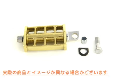 17-0303 スケルトン キックスターター ペダル ブラス Skeleton Kick Starter Pedal Brass 取寄せ Vツイン (検索用／