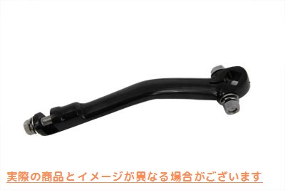 17-0322 レプリカキックスターターアーム ブラック塗装 取寄せ Vツイン Replica Kick Starter Arm Painted Black (検索用／33052