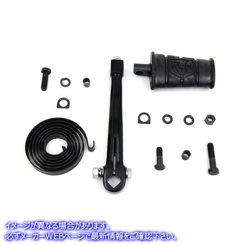 17-0384 ブラック キック スターター アーム キット Black Kick Starter Arm Kit 取寄せ Vツイン (検索用／