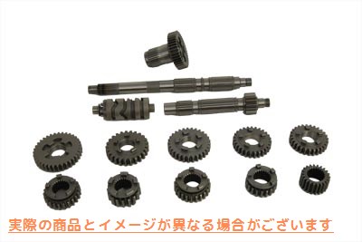 17-0473 6速トランスミッションギヤセット 6-Speed Transmission Gear Set 取寄せ Vツイン (検索用／