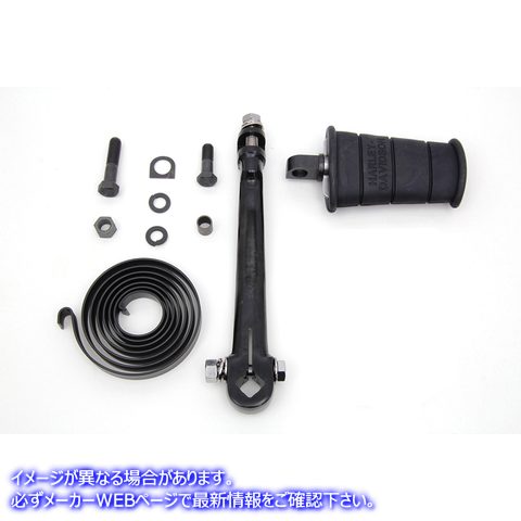 17-0652 レプリカブラックキックスターターアームキット 取寄せ Vツイン Replica Black Kick Starter Arm Kit (検索用／