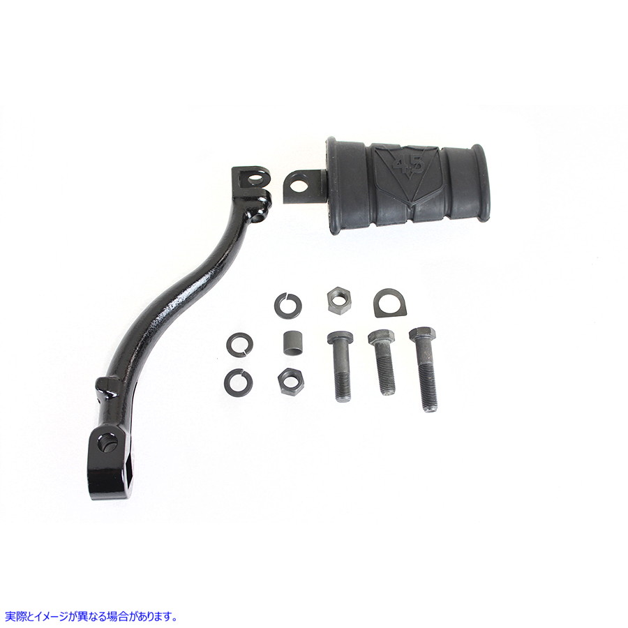 17-1007 45WL キックスターターアームキット ブラック 45 WL Kick Starter Arm Kit Black 取寄せ Vツイン (検索用／