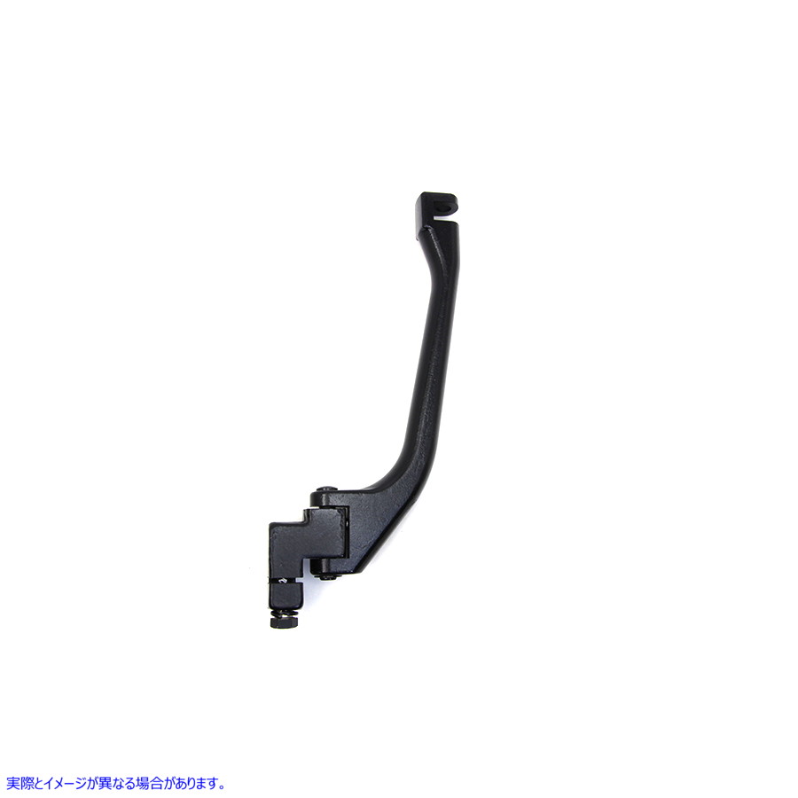 17-1543 折りたたみ式キックスターターアーム ブラック 取寄せ Vツイン Fold Out Kick Starter Arm Black (検索用／