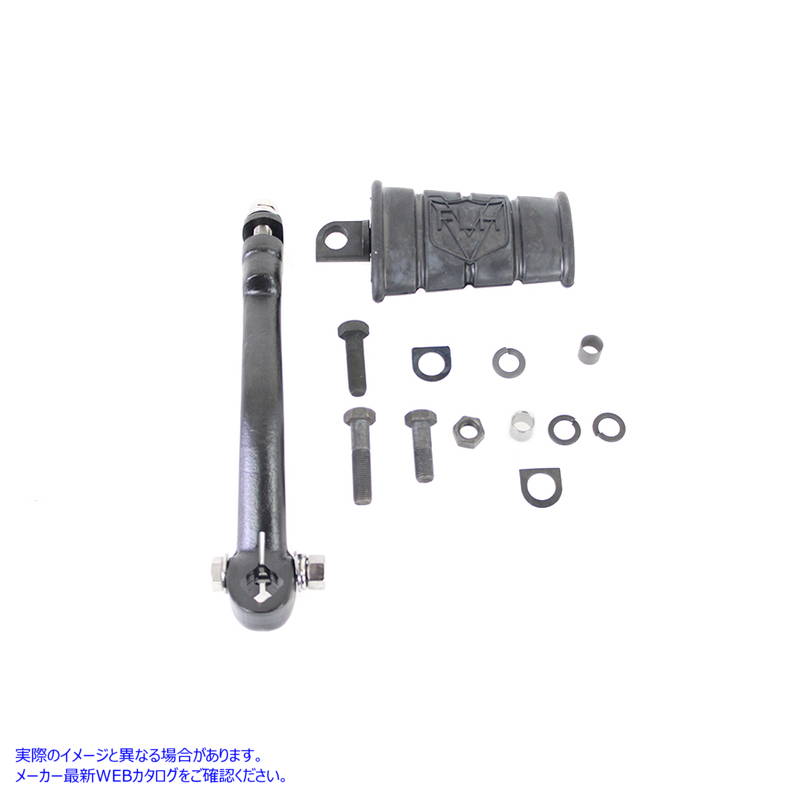 17-2128 キックスターターアーム&ペダルキット ブラック 取寄せ Vツイン Kick Starter Arm and Pedal Kit Black (検索用／