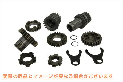 17-6000 トランスミッションギアセット 2.44 1st 1.35 3rd 取寄せ Vツイン Transmission Gear Set 2.44 1st 1.35 3rd (検索用／