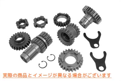 17-6003 トランスミッションギアセット 2.60 1st 1.23 3rd 取寄せ Vツイン Transmission Gear Set 2.60 1st 1.23 3rd (検索用／