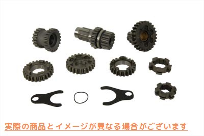 17-6004 トランスミッションギアセット 2.44 1st 1.35 3rd 取寄せ Vツイン Transmission Gear Set 2.44 1st 1.35 3rd (検索用／