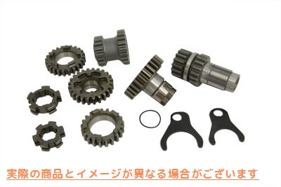 17-6005 トランスミッションギヤセット 2.44 1st 1.23 3rd 取寄せ Vツイン Transmission Gear Set 2.44 1st 1.23 3rd (検索用／