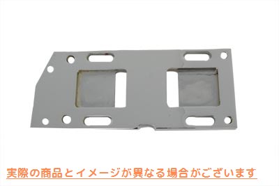 17-6659 クロームトランスミッションマウンティングプレート 取寄せ Vツイン Chrome Transmission Mounting Plate (検索用／4769