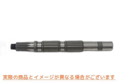 17-9183 トランスミッションメインシャフト Transmission Mainshaft 取寄せ Vツイン (検索用／35640-89 Motorshop