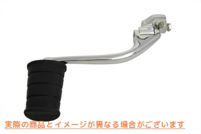 17-9934 折りたたみ式キックスターターアーム クローム 取寄せ Vツイン Fold Out Kick Starter Arm Chrome (検索用／