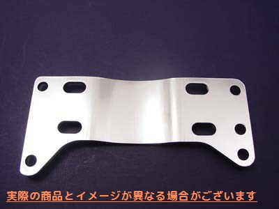 17-9999 クロームトランスミッションマウンティングプレート Chrome Transmission Mounting Plate 取寄せ Vツイン (検索用／4769