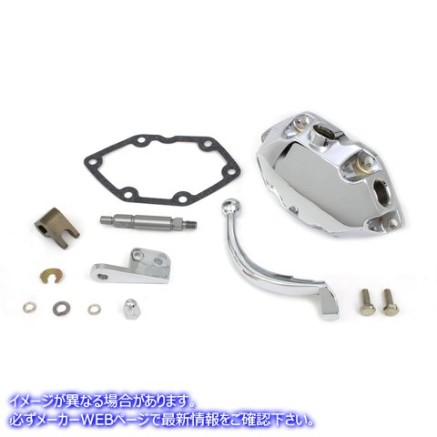 18-0371 クラッチ レリーズ カバー キット クローム Clutch Release Cover Kit Chrome 取寄せ Vツイン (検索用／