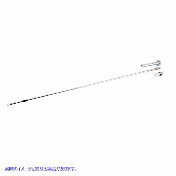 18-0884 フットクラッチロッドキット クローム 取寄せ Vツイン Foot Clutch Rod Kit Chrome (検索用／