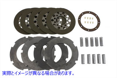 18-3649 ケブラーファイバーを使用したクラッチパック 取寄せ Vツイン Clutch Pack with Kevlar Fiber (検索用／