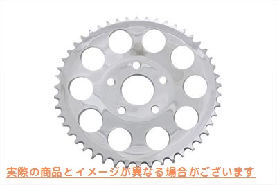 19-0022 リアスプロケット クローム 51歯 取寄せ Vツイン Rear Sprocket Chrome 51 Tooth (検索用／40954-83