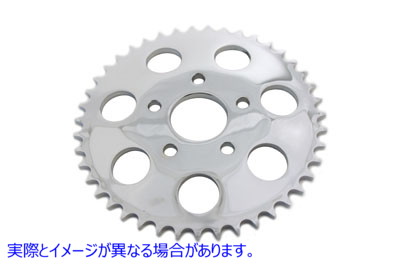 19-0037 リアスプロケット クローム 48歯 取寄せ Vツイン Rear Sprocket Chrome 48 Tooth (検索用／41470-73