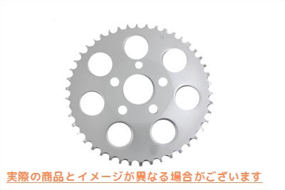 19-0048 リアスプロケット 亜鉛 46歯 Rear Sprocket Zinc 46 Tooth 取寄せ Vツイン (検索用／