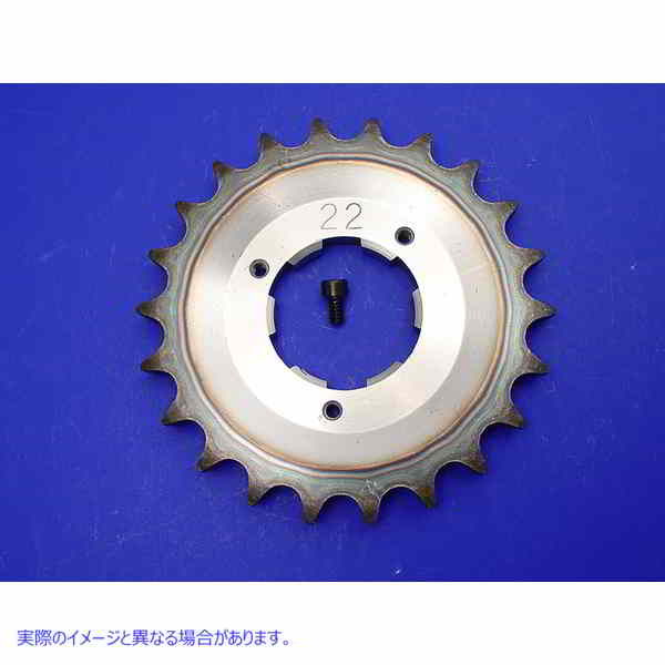 19-0077 トランスミッションスプロケット 22 歯 Transmission Sprocket 22 Tooth 取寄せ Vツイン (検索用／33336-83