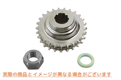 19-0161 スプライン付き25歯エンジンスプロケット 25 Tooth Engine Sprocket with Spline 取寄せ Vツイン (検索用／ York