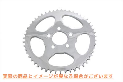 19-0221 リアスプロケット フラットクローム 51丁 Rear Sprocket Flat Chrome 51 Tooth 取寄せ Vツイン (検索用／