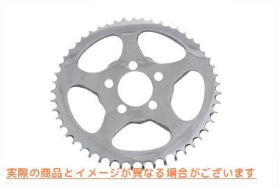 19-0250 51歯リアスプロケットクローム 51 Tooth Rear Sprocket Chrome 取寄せ Vツイン (検索用／