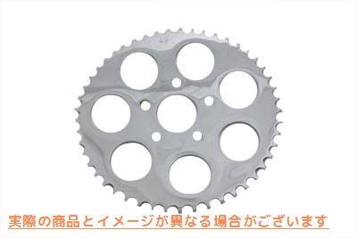 19-0251 リアスプロケット フラットクローム 48丁 Rear Sprocket Flat Chrome 48 Tooth 取寄せ Vツイン (検索用／