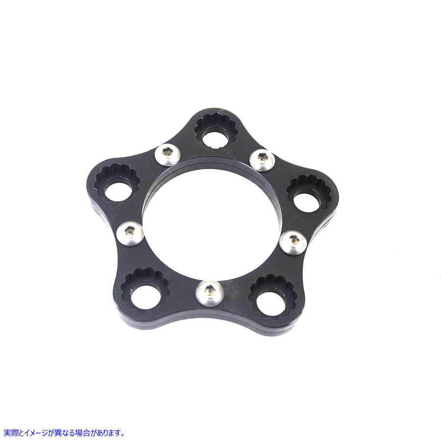 19-0253 リアスプロケットまたはプーリーロックリングキット ブラック Rear Sprocket or Pulley Lock Ring Kit Black 取寄せ Vツ