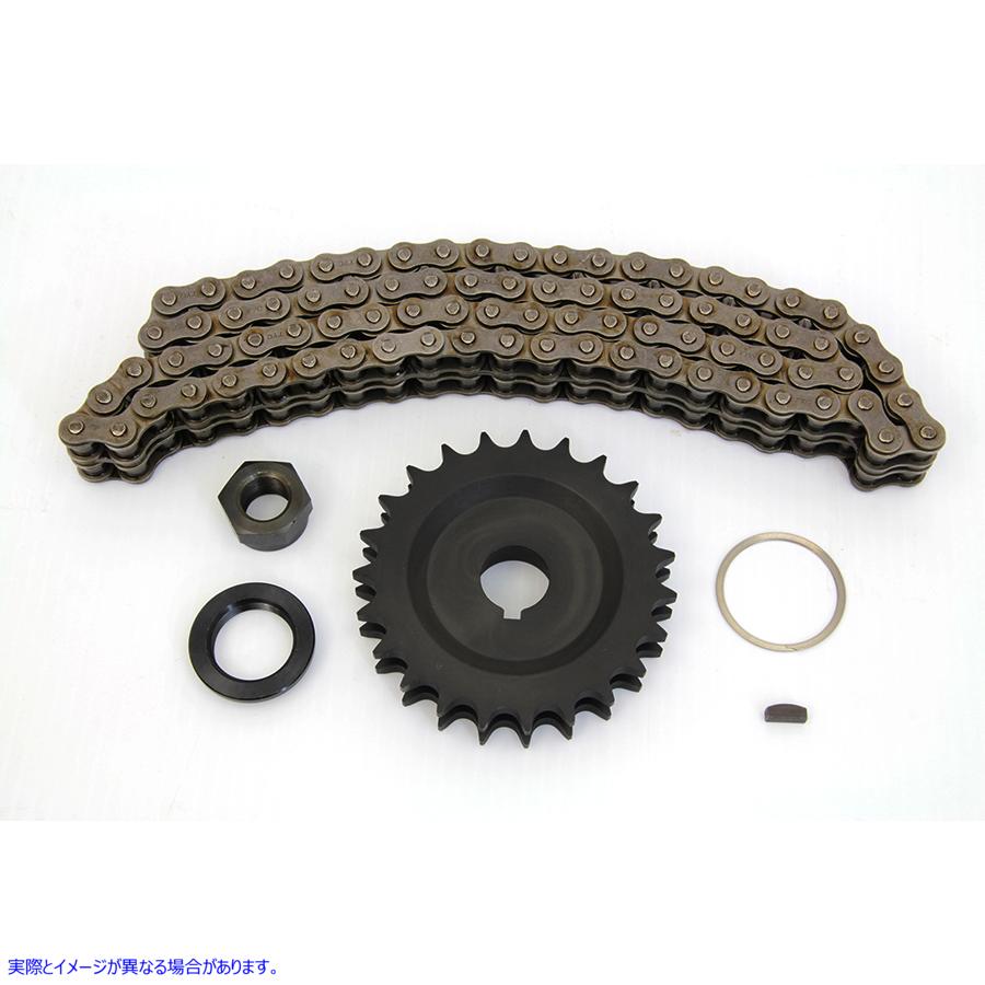 19-0272 ヨーク 23 歯スプロケットと 82 リンク チェーン キット York 23 Tooth Sprocket and 82 Link Chain Kit 取寄せ Vツイン