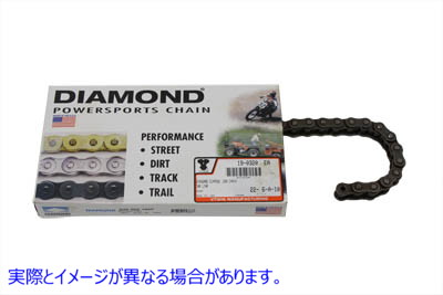 19-0320 標準 .530 100 リンク チェーン Standard .530 100 Link Chain 取寄せ Vツイン (検索用／ Diamond Chain DMD-530-1R-100