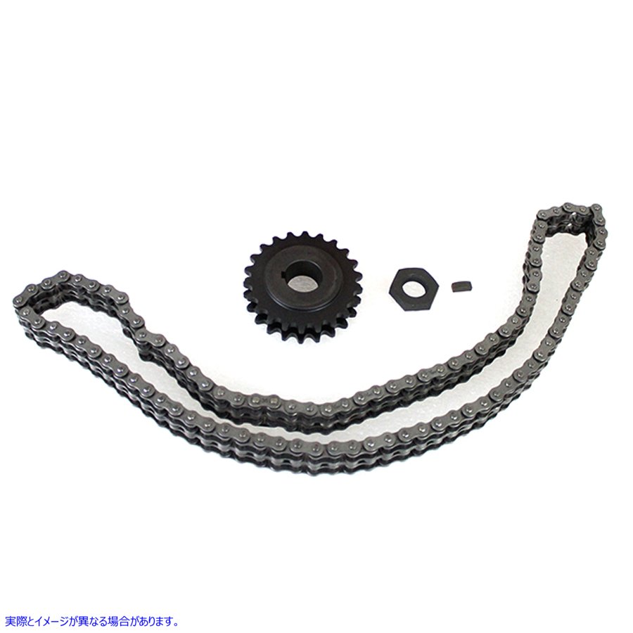 19-0359 45 インチ G スプロケットとチェーンキット 22 歯 45 inch G Sprocket and Chain Kit 22 Tooth 取寄せ Vツイン (検索用