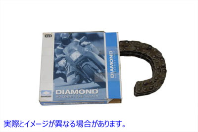 19-0361 76 リンク プライマリ チェーン 76 Link Primary Chain 取寄せ Vツイン (検索用／ Diamond Chain DMD-428-2RV-76N