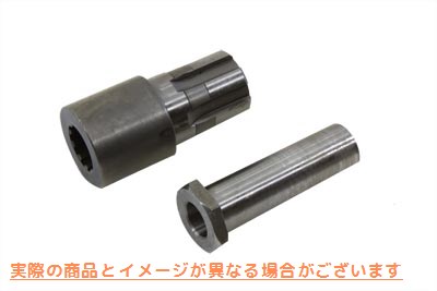 19-0577 スプロケットシャフトとナットのセットを延長 Sprocket Shaft and Nut Set Extended 取寄せ Vツイン (検索用／