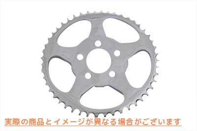 19-0673 リアスプロケット クローム 51歯 Rear Sprocket Chrome 51 Tooth 取寄せ Vツイン (検索用／