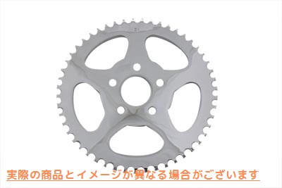 19-0675 リアスプロケット フラットクローム 51丁 Rear Sprocket Flat Chrome 51 Tooth 取寄せ Vツイン (検索用／