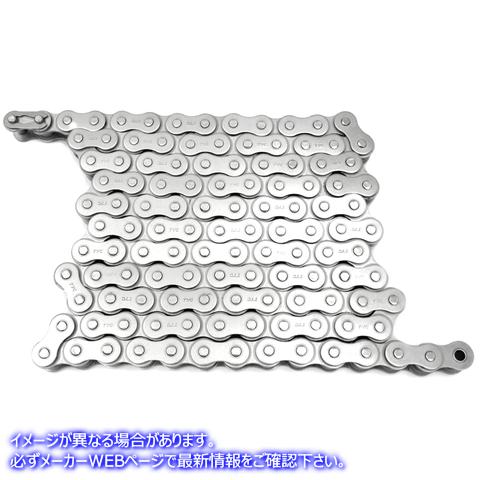 19-0725 ニッケルメッキチェーン 120リンク Nickel Plated Chain 120 Link 取寄せ Vツイン (検索用／