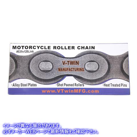 19-0824 120 x 530 O リング ニッケル チェーン 取寄せ Vツイン 120 x 530 O-Ring Nickel Chain (検索用／