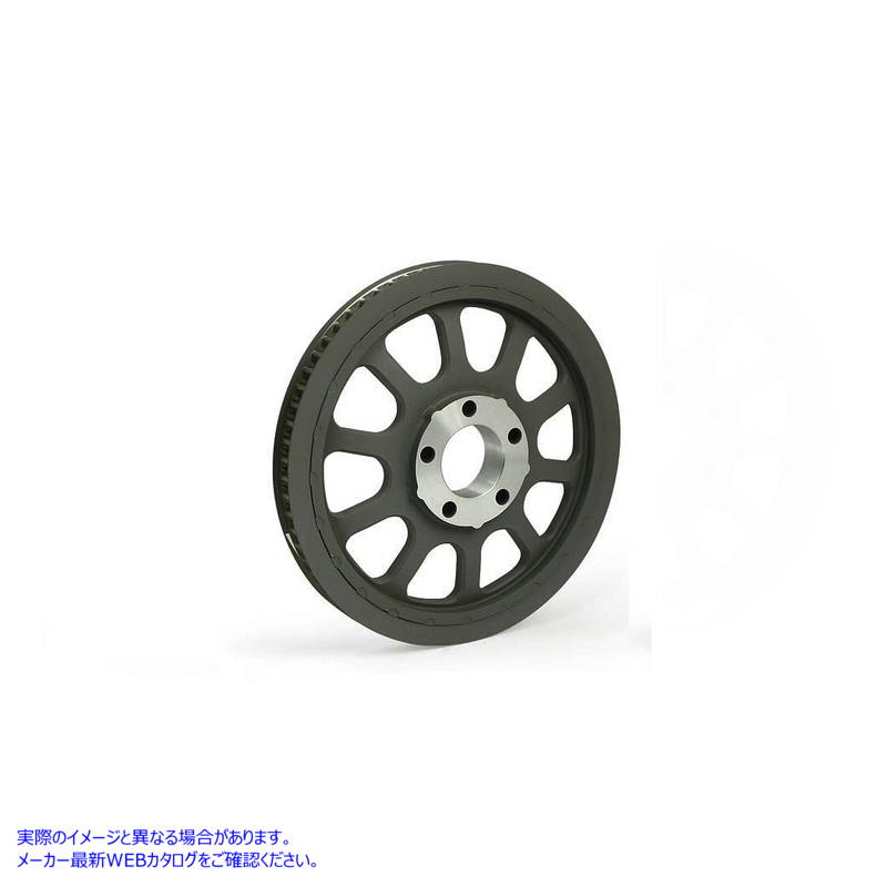 20-0170 ブラック リア ベルト プーリー 66 歯 Black Rear Belt Pulley 66 Tooth 取寄せ Vツイン (検索用／