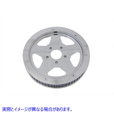 20-0353 リアドライブプーリー 65 歯 クローム Rear Drive Pulley 65 Tooth Chrome 取寄せ Vツイン (検索用／