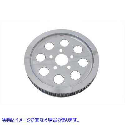 20-0376 リアドライブプーリー 61 歯 クローム 取寄せ Vツイン Rear Drive Pulley 61 Tooth Chrome (検索用／