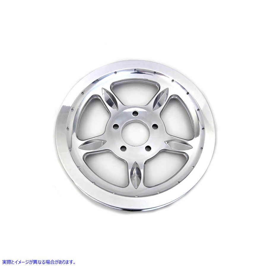 20-0737 リアプーリー 68 歯 クローム 取寄せ Vツイン Rear Pulley 68 Tooth Chrome (検索用／