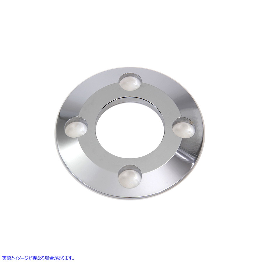 20-0871 アウタークラッチプレッシャープレートクローム Outer Clutch Pressure Plate Chrome 取寄せ Vツイン (検索用／