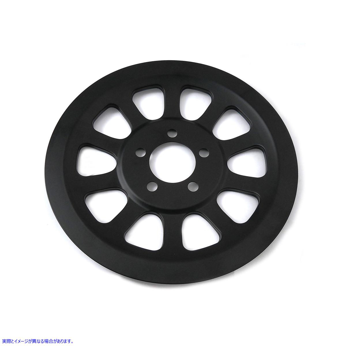 20-0967 アウタープーリーカバー 66 歯 ブラック Outer Pulley Cover 66 Tooth Black 取寄せ Vツイン (検索用／