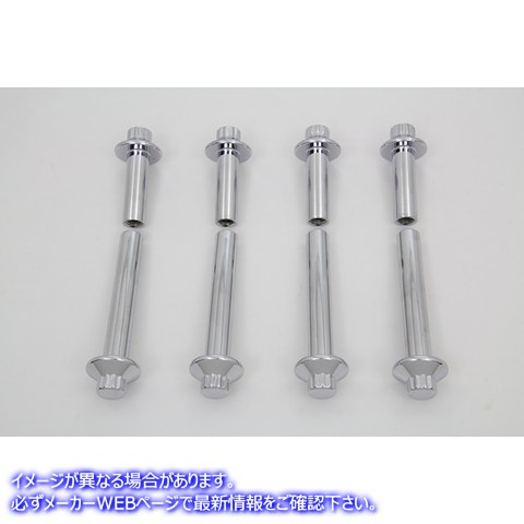 2011-8 シリンダーヘッドボルトセット クローム Cylinder Head Bolt Set Chrome 取寄せ Vツイン (検索用／16480-85A 16478-85A C